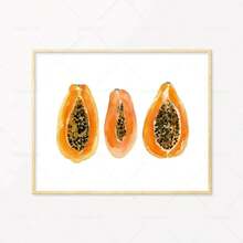 1 Stück Geschenk Moderne Früchte-Poster Avocado Zitrone Wassermelone Pfirsich Papaya Wandkunst Leinwandmalerei Nordischer Druck Küche Heim Dekoration Optional mit Rahmen - Verschiedenfarbig - Übersicht 53
