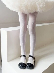 Colanți strâmți pentru fete, 1 buc., respirabili, cu scobituri, potriviți pentru nou-născuți și copii mici