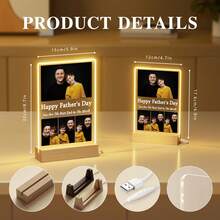 Personalized Father's Day Gifts, Birthday Gifts For Dad, Personalized Birthday Gifts With Photos - Multicolor - View 7