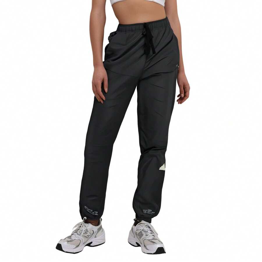 Adidas W NEW WVN PNT - Black and White - View 1