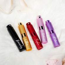 Customized Compact Refillable Perfume Bottle - Portable Sprayer Suitable For Travel And Daily Use, Odorless ABS Plastic Atomizer, Multiple Colors, Perfect Gift For Loved Ones, Atomizing Spray Bottle, Leak-Proof Perfume Pump Bottle, Unisex Portable Perfume Dispenser, Suitable For Girlfriend, Valentine's Day Gift, Single Party Gift, Mother's Day Gift, Graduation Gift