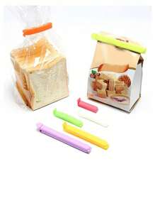 10 Stücke Beutelklammern, tragbare Lebensmittel-Snack-Beutel-Versiegelungsklammern zum Frischhalten von Lebensmitteln, Organizer-Versiegelungsklammern, Küchen-Aufbewahrungsutensilien, Lebensmittel-Versiegelungsklammern