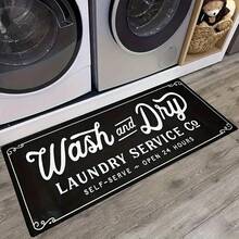 1 件防滑防油地垫，柔软，防水，可机洗，防污，适用于厨房、客厅、洗衣房和浴室装饰 - 彩色 - 查看 10