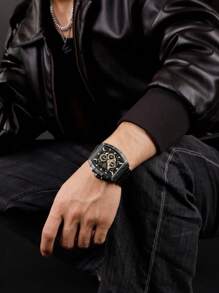 NAVIFORCE NAVIFORCE Watch For Man Tonneau New Style Fashion Travels Outdoors Sport Chronograph Quartz Watch Original Male Gift Clock