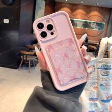 Ốp lưng điện thoại cao cấp hình nơ hồng kèm ngăn đựng thẻ, bộ 2 ốp lưng + ngăn đựng thẻ dán trang trí hình nơ, tương thích với Apple dòng 13 Series, 11/11 Pro Max/12/12 Pro/12 Pro Max/13/13 Pro/13 Pro Max/14/14 Pro/14 Pro Max/15/15 Pro Max/15 Pro/16/16 Pro/16 Pro Max, chống nước, chống sốc, chống rơi, chống trầy xước, quà tặng mùa xuân, sinh nhật, kỷ niệm, quà tặng ngày phụ nữ, phiên bản quốc tế, không phải phiên bản nội địa. - Nhiều màu - Xem 4