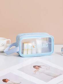 1pc Makeup Bag Set - Toiletry Organizer Bag, Cosmetic Bag, Handbag, Lightweight Travel & Home Use, Travel Essentials, Jewelry Organizer, Lip Gloss Organizer, Nail Polish Organizer, Makeup Organizer - Multicolor - View 10