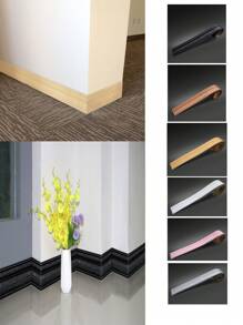 Peelable Sticker Base, Home Decoration Self-Adhesive Floor Base Sticker, Special Design Skirting Sticker, PVC Material Wall Sticker, Waistline Sticker
