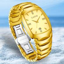 LIGE Montre décontractée de mode pour femme LIGE, étanche, élégante, classique, montre à quartz avec date, carrée, cadeau de festival pour les amis, les petites amies, les mères