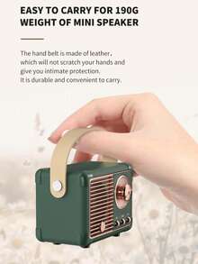 Vintage Aesthetic Bluetooth Speaker - Wireless Portable Speaker With HD Bass & Splashproof Design, 24H Playtime - Stylish Room Decor Accent For Boho Bedroom, Minimalist Office, Cozy Kitchen | Perfect Valentine's Day Gift, Graduation Gift For Her, Bridesmaid Proposal Souvenir, Unique Mother's Day/Father's Day Gift (7 Popular Colors) - Ideal For Glamping, Pool Parties, Dorm Essentials, IOS/Android Devices - Pink - View 10