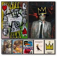 1 buc opțional cadru postere artă de perete Pop abstract J-Jean-Michel artă poster poster Kraft Club bar hârtie poster vintage artă de perete pictură dormitor studiu