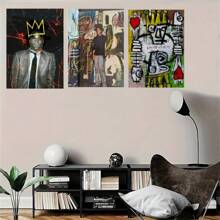 1 buc opțional cadru postere artă de perete Pop abstract J-Jean-Michel artă poster poster Kraft Club bar hârtie poster vintage artă de perete pictură dormitor studiu