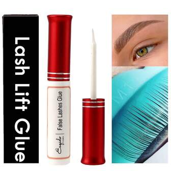 1pc Lash Lift Glue 6ml, Professional Eyelash Perm Glue Strong Sticky Eyelash Dissolves Quickly In Water, No Irritation And Odorless, Water-Soluble Eyelash Lift Glue/Supplies For Professional And Home Use