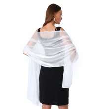 1 peça xale para vestido de banquete feminino de alta qualidade, estilo europeu e americano, novo design, cor champanhe sólida, acessório para vestido de noiva, cachecol qipao