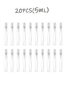 5/10/20pcs Portable Refillable Perfume Spray Bottle, Mini Perfume Refillable Spray, Cosmetic Essence Essence Water Storage Container, Spray Perfume Bottle, Perfume Spray Pump Box, Mini Pocket Purse Perfume Spray, Refillable Perfume Dispenser Pump Transfer Tool Use(2ML/3ML/5ML)