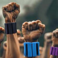 Silicone Weighted Hand Rings, Leg Weights For Running, Workout, Dancing, Jumping Rope, Boxing Explosive Power Training Adjustable Wristband