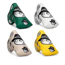 Many Styles Fashion Fisherman PU Leather Embroidered Logo Golf Club Mallet Head Cover Blade Putter Head Cover Magnetic Closure - Multicolor - View 2