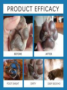 Nettoyeur de pattes d'animaux de compagnie pour chiens et chats, mousse de soins en profondeur pour les coussinets (les nouveaux et anciens modèles sont expédiés de manière aléatoire)