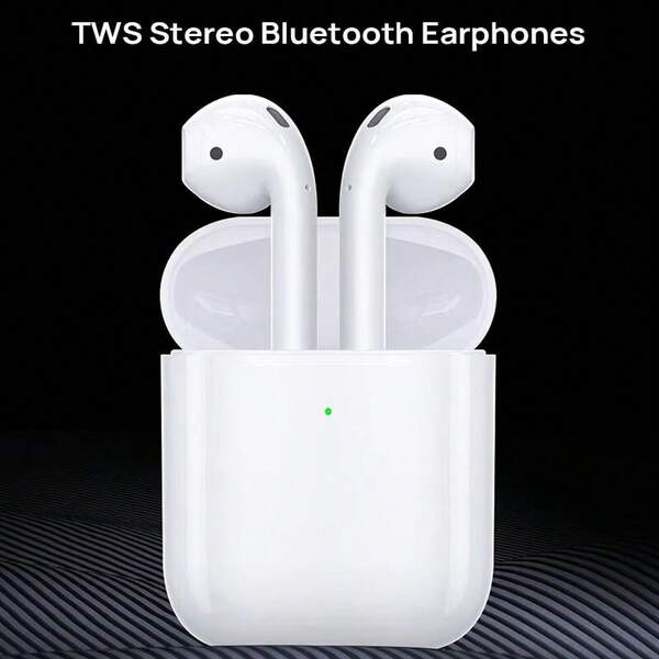 Newmine Auricolari Bluetooth T2S, lunga durata della batteria, bassa latenza audio, Bluetooth 5.3, controllo touch, driver in composito di titanio, porta Lightning, auricolari senza fili per iPhone e Android, sport, gaming, musica