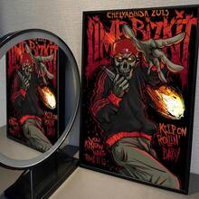 Tranh treo tường (1/3 tấm), Poster Limp Bizkit hiện đại, Trang trí nhà cửa, phòng khách, phòng ngủ, hành lang, quán bar, quán cà phê, Tranh in trên vải canvas có khung/không khung - Nhiều màu - Xem 17