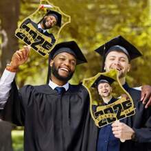 Graduation Season Custom Big Head Cutout On A Stick, Personalized Fat Heads, Face Cardboard Cutouts, Fun Party Decor, Grad Time, Graduation Gig, Birthday, Upload Your Photo