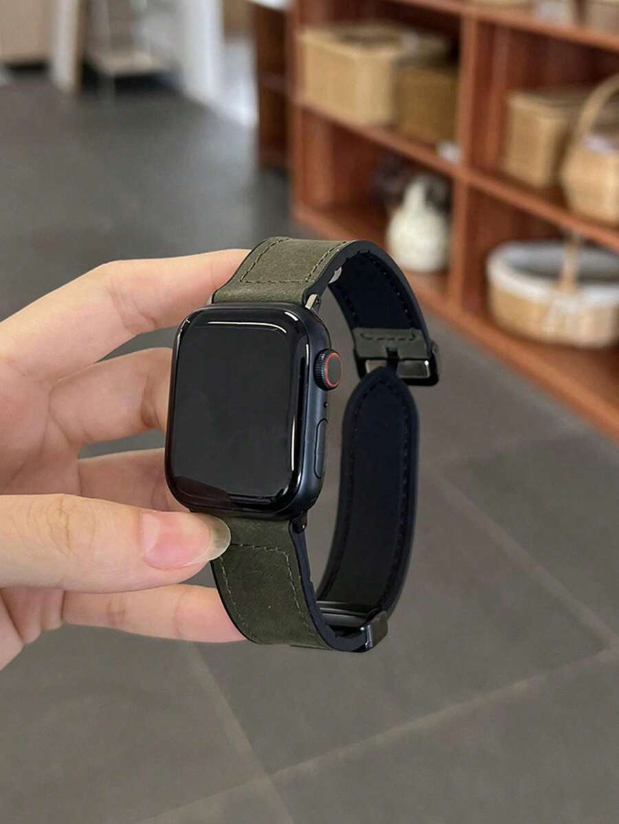 [Unisex] Banda magnética de silicona compatible con todos los modelos de - Ultra/Ultra 2/SE/SE 2/Series 1-10 - Tallas 38/40/41/42/44/45/49/46mm