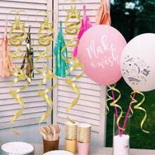250 Yardas de cinta rizada - Cinta para globos - Cuerda para globos para manualidades y decoración, envoltura de regalos, cintas y lazos para suministros de regalos de Año Nuevo y cumpleaños