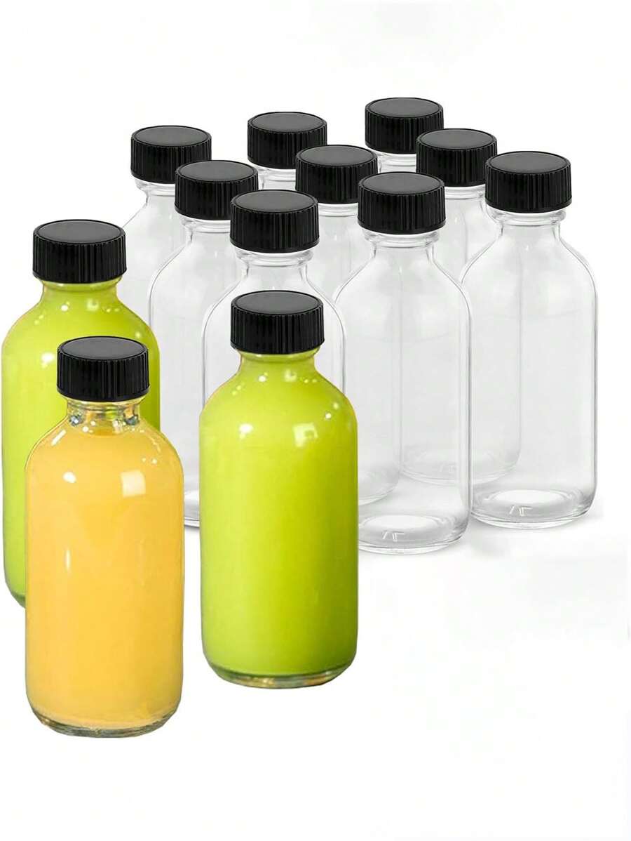 2 Oz kleine Glasflaschen: Mehrfachpackung, Mehrzweck & wiederverwendbar. Werfen Sie einen Blick auf diese 2 Oz (60ml) kleinen Glasflaschen! Erhältlich in transparent oder braun. Sie können zwischen 5er-Pack, 3er-Pack, 2er-Pack oder Einzelflasche wählen.