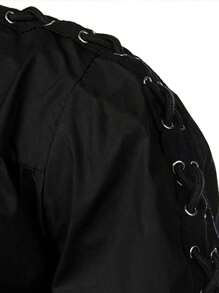 Men Bandage Renaissance Shirts Gothic Pirate Cosplay Costume Tops