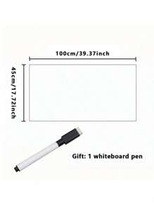 1 Roll Of Children's Graffiti Blackboard Wall Stickers, Removable, Erasable And Tearable Office Teaching Green Board Wall Stickers Blackboard Wallpaper Whiteboard Stickers, Free Five Colors Of Chalk, Durable Dry Erase Waterproof Self-Adhesive Wallpaper Message Board, Suitable For Office, School, Home