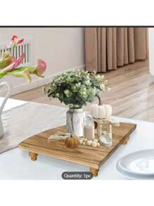 1 pezzo Mensola ad angolo, Organizer per ripiano da bagno, Scaffale da bancone da cucina, Alzata in legno per piano cucina, Vassoio decorativo rialzato, Sostegno per piante d'angolo, Organizer per bar da caffè per il piano cucina