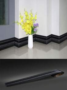Peelable Sticker Base, Home Decoration Self-Adhesive Floor Base Sticker, Special Design Skirting Sticker, PVC Material Wall Sticker, Waistline Sticker