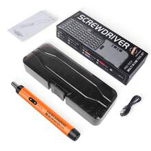 Rechargeable Wireless Electric Screwdriver Set, Silent High Torque Multi-Function Portable Tool Kit, Home Hardware Repair Maintenance Tool - Multicolor - View 9