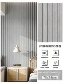 1 rollo de 300 cm, 13 pies cuadrados, paneles de pared con textura de madera 3D autoadhesivos, impermeables y a prueba de humedad, paneles decorativos de pared con textura de madera, adecuados para sala de estar, dormitorio, fondo de TV, renovación de paredes, decoración de pared de alta gama, adhesivo decorativo para habitación, papel tapiz, adhesivo de pared - Multicolor - Ver 16