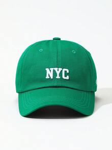 DareSee 1pc Women Letter Embroidered Baseball Cap Music-Fest Y2K-Fest Back To School Autumn Winter Gifts - Green - View 7