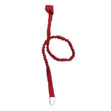 Adjustable Elastic Kayak Rod Lanyard Canoe Paddle Leash Fishing Rod Leash Safety Rope Carabiner Rowing Boats Accessories - Red - View 1