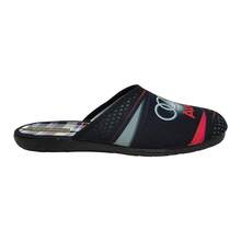Eva Zorteon - Zapatillas de casa  Hombre , Semiabiertas con estampado de marca de coche. Marca ALCALDE. - Negro - Ver 2