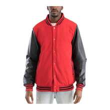 Varsity Jackets In 8 Color Options - Black White - View 5