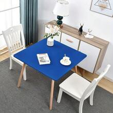 1 Set Round Table Elastic Tablecloth, Cocktail Elastic Tabletop Cover, Round Outdoor Tablecloth, Elastic Tablecloth For Restaurant, Kitchen, Home Decor - Multicolor - View 10