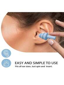 24pcs Spiral Ear Plugs, Creative Solid Random Color Noise-Proof Ear Plugs, Suitable For Bedroom, Travel, Office, School, Swimming, Back To School Supplies