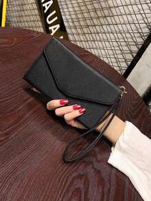 Nuevo bolso bandolera suave, de gran capacidad, de estilo vintage, versátil y sencillo con bloques de color, de la marca Mumu, con diseño minimalista de media luna y mariposa, adecuado para la oficina, estudiantes universitarios y uso diario - Multicolor - Ver 10