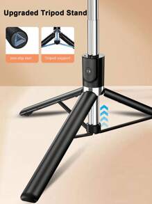 Palo de selfie inalámbrico Bluetooth de STICKMAG de 1.7M/0.7M, con luz LED de relleno, control remoto inalámbrico, soporte para teléfono móvil giratorio 360°, compatible con iPhone 16, 15, 14, 13, 12, 11e/Max/Pro/Xs/Xr/X/Plus, compatible con Samsung Galaxy S25/S24/S23/S22 Ultra y otros teléfonos Android, GoPro, adecuado para viajes y transmisión en vivo, disparos de verano, viajes, actividades al aire libre, trípode para transmisión en vivo