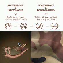 Waterproof Chest Waders Nylon 2-Ply Rubber Bootfoot 6-13 Size Hunting Fishing - 偽裝 - 查看 3