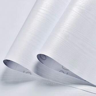 Papel tapiz de vinilo autoadhesivo con diseño de grano de madera blanca, impermeable y desmontable, patrones de combinación de colores aleatorios, perfecto para sala de estar, cocina, dormitorio, dormitorio y renovación de muebles, ideal para decoración de paredes de otoño, decoración de muebles | Decoración de otoño