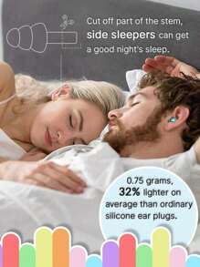 24pcs Spiral Ear Plugs, Creative Solid Random Color Noise-Proof Ear Plugs, Suitable For Bedroom, Travel, Office, School, Swimming, Back To School Supplies