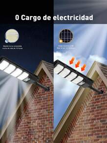 Lámpara Led Solar Luminaria Suburbana Alumbrado Exterior400w