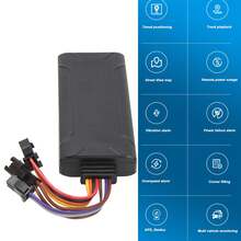 4G Motor GPS Localizador Posicionamiento Inmovilizador GPS Tracking Antirrobo en tiempo real Dispositivo de seguimiento para el coche de la motocicleta - puede establecer valla circular, valla poligonal, valla de la ciudad a nivel de prefectura - Negro - Ver 3