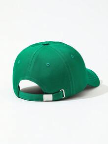 DareSee 1pc Women Letter Embroidered Baseball Cap Music-Fest Y2K-Fest Back To School Autumn Winter Gifts - Green - View 8