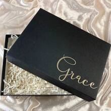 Bridesmaid Gift Box, Custom Name Stickers Decals, Cursive Font Bridesmaid Stickers, DIY Bridesmaid Box Decals, Wedding Party Decals, Names,Home Harmony,Christmas Gift Supplies - Multicolor - View 2