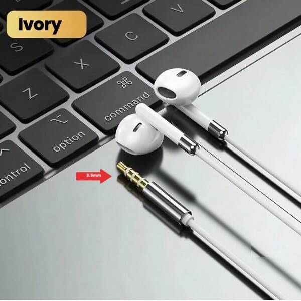 Chip digital tipo C de 3,5 mm totalmente compatível com alto-falantes de cerâmica HiFi à prova de som com graves pesados, fones de ouvido intra-auriculares com fio para esportes, telefones celulares, computadores, fones de ouvido para jogos para VIVO OPPO Sam Sung Hua Wei Xiao Mi Fruit 14 15 16 Pro Max