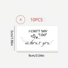 علامات صغيرة على زجاجات الشمبانيا للطلب من الصديقات لحضور حفل الزفاف - مجموعة من 10/20 - فكرة هدية صندوق "لا أستطيع أن أقول نعم دونك"